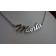 Collana Names argento platinato Marta